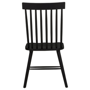 Coaster Andrews 5-Piece Round Dining Table Set Light Ash & Black