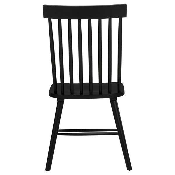 Coaster Andrews 5-Piece Round Dining Table Set Light Ash & Black