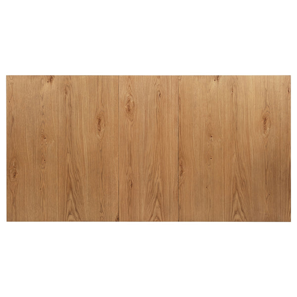 Coaster Middleton 76-Inch Extension Leaf Dining Table Natural Brown