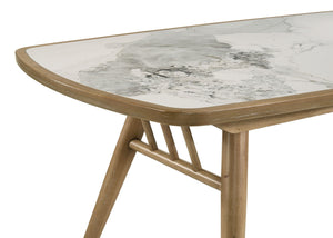 Coaster Croyden 73-Inch Rectangular Dining Table Weathered Natural