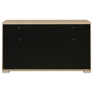 Coaster Ladera 6-Drawer Bedroom Dresser Light Elm