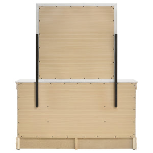 Coaster Louis Philippe 6-Drawer Dresser & Mirror White