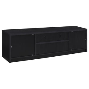 Coaster Winfield 3-Piece Entertainment Center 78-Inch Tv Stand Black