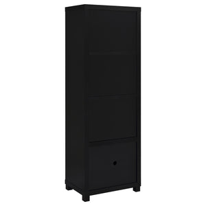Coaster Jupiter 3-Piece Entertainment Center 79-Inch Tv Stand Black