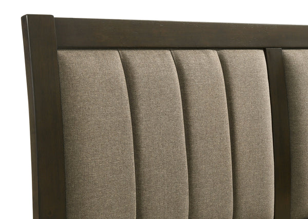 Coaster Wilkes 51-Inch Upholstered Full Bed Dark Cocoa