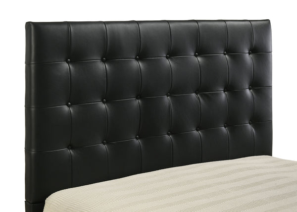 Coaster Medley Genuine Leather King Platform Bed Black