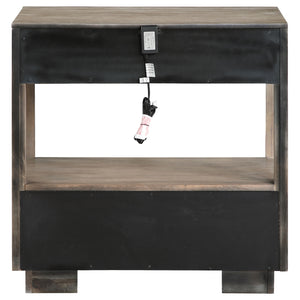 Coaster Durango 2-Drawer Nightstand Bedside Table Taupe Oak