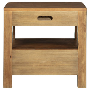 Coaster Maderia 2-Drawer Nightstand Bedside Table Walnut