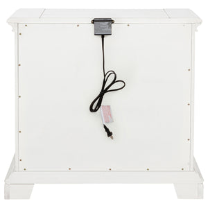 Coaster Mckinney 2-Drawer Nightstand With Dual Usb Vintage White