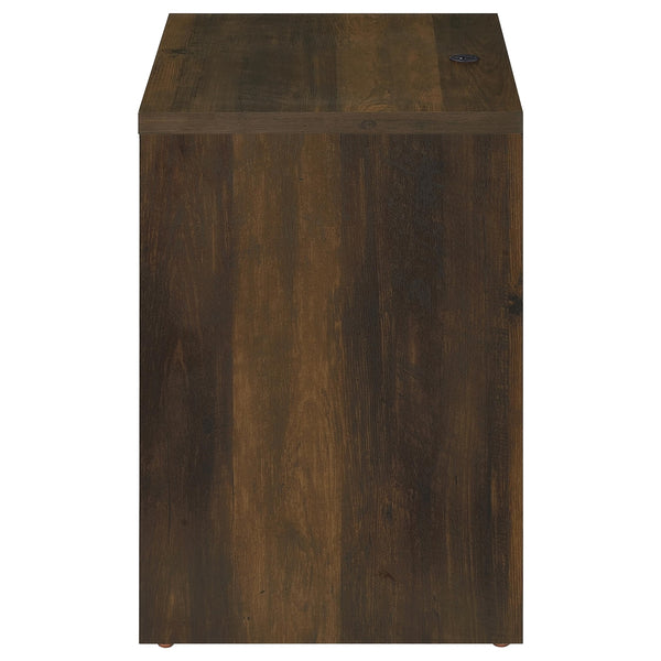 Coaster Westpark 2-Drawer Nightstand LED Lights & Usb Dark Pine