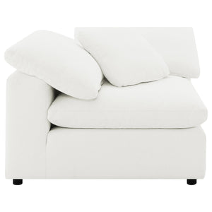 Coaster Raleigh 5-Piece Boucle Upholstered Modular Sectional Ivory