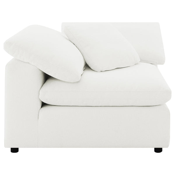Coaster Raleigh 5-Piece Boucle Upholstered Modular Sectional Ivory