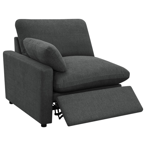 Coaster Collins Modular Power Sofa Dark Grey
