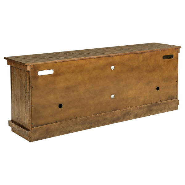 Coaster Payne 70-Inch Tv Stand Media Console Distressed Brown