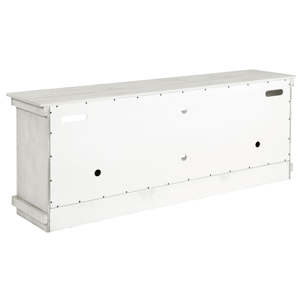 Coaster Payne 70-Inch Tv Stand Media Console Distressed White