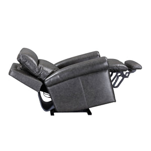Flexsteel Zero Gravity Alexander Leather Power Recliner with Power Headrest & Lumbar in Mica