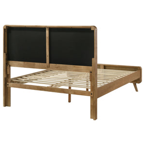 Coaster Robyn Wood California King Platform Bed Light Ash