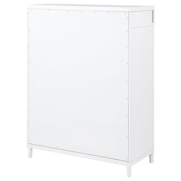 Coaster Gracemont 5-Drawer Bedroom Chest Of Drawers White