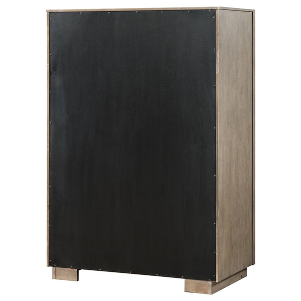 Coaster Durango 5-Drawer Bedroom Chest Taupe Oak