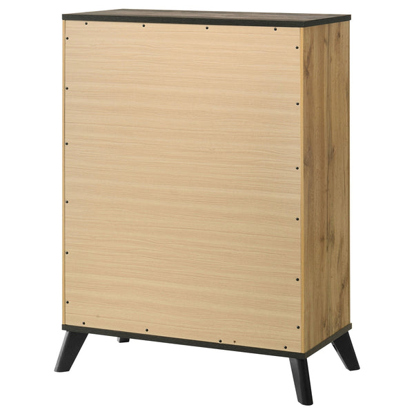 Coaster Kaywood 4-Drawer Bedroom Chest Of Drawers Natural Pine