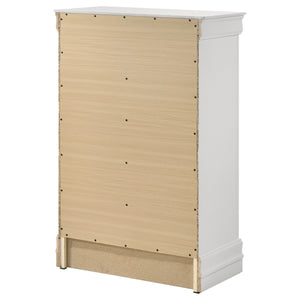 Coaster Louis Philippe 5-Drawer Bedroom Chest White