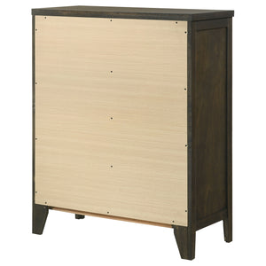Coaster Wilkes 4-Drawer Chest Of Drawers Dark Cocoa