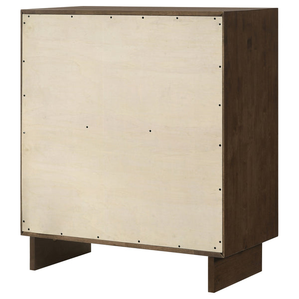 Coaster Glenwood 4-Drawer Chest Of Drawers Warm Brown