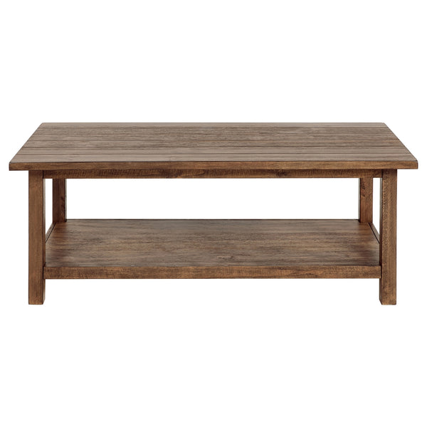 Coaster Payne 3-Piece Coffee & 1-Drawer End Table Set Brown