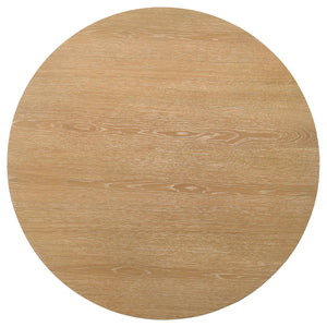Coaster Ottowa 3-Piece Round Wood Coffee Table Set Washed Oak