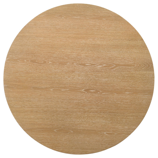 Coaster Ottowa 3-Piece Round Wood Coffee Table Set Washed Oak