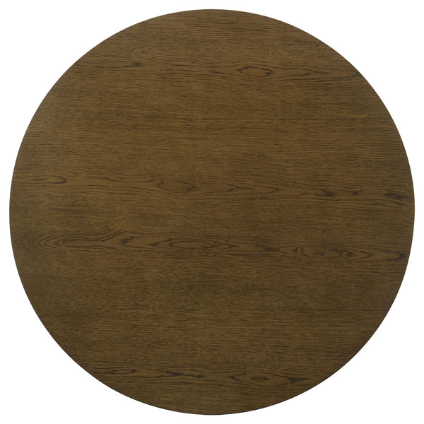 Coaster Ottowa 3-Piece Round Wood Coffee Table Set Brown