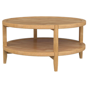 Coaster Camillo 3-Piece Round Coffee & End Table Set Maple