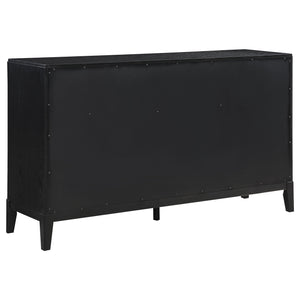 Coaster Brookmead 4-Piece Upholstered King Bedroom Set Black