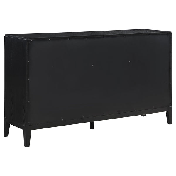 Coaster Brookmead 4-Piece Upholstered King Bedroom Set Black