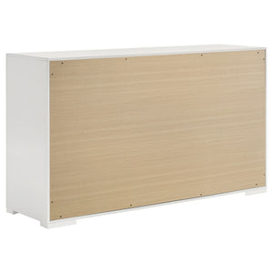 Coaster Ives 5-Piece Queen Bedroom Set White High Gloss