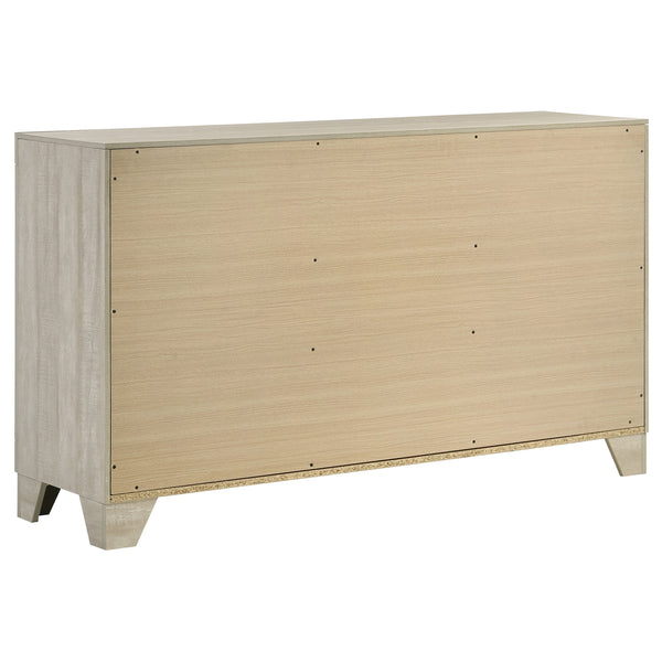 Coaster Trenton 4-Piece Queen Bedroom Set Rustic Cream