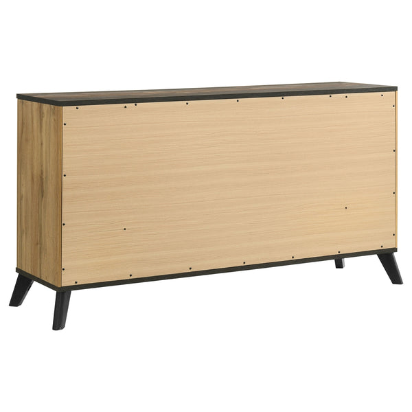 Coaster Kaywood 5-Piece Queen Bedroom Set Natural Pine