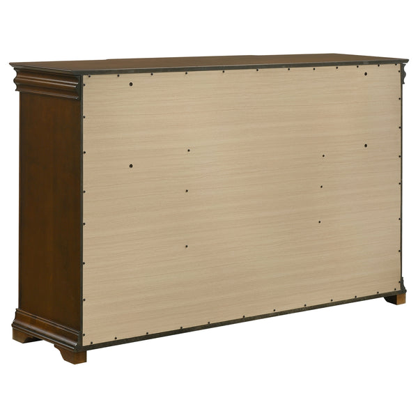 Coaster Garland 4-Piece Queen Bedroom Set Brown Cherry
