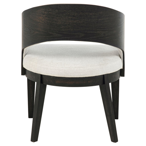 Coaster Leandro Upholstered Dining Arm Chair Cream