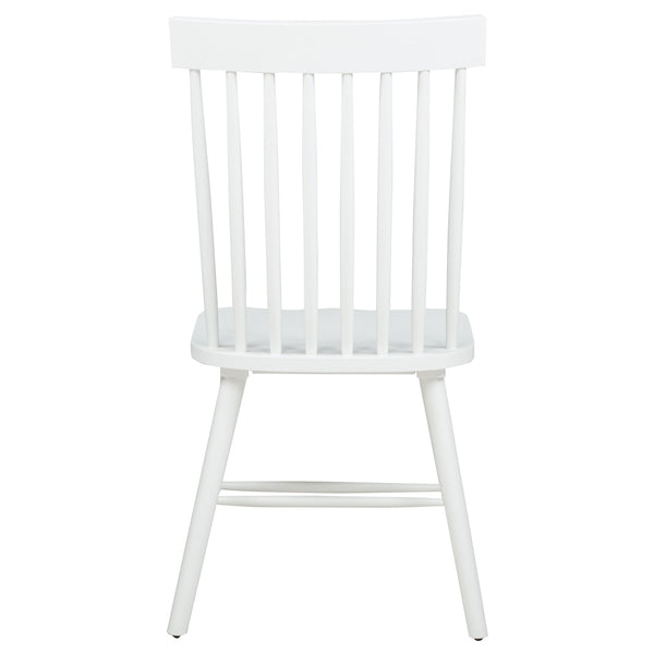Coaster Andrews Windsor Spindle Back Dining Side Chair White