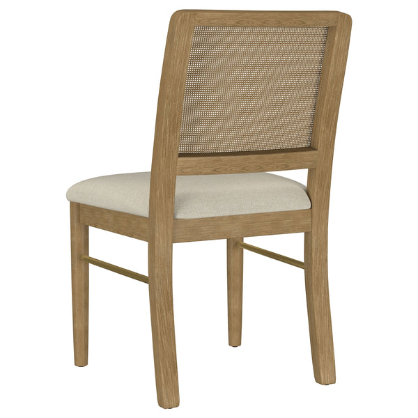 Coaster Arini 7-Piece Extension Leaf Dining Table Set Sand Wash
