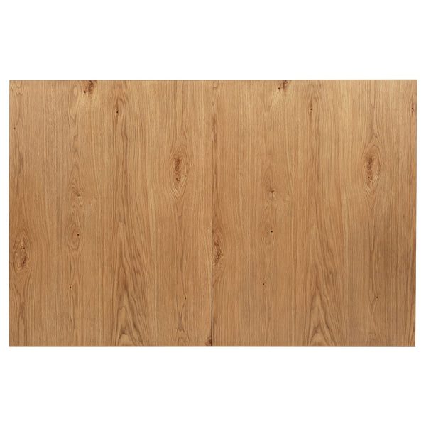 Coaster Middleton 76-Inch Extension Leaf Dining Table Natural Brown