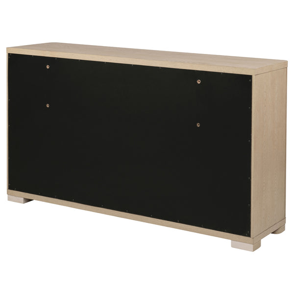Coaster Ladera 6-Drawer Bedroom Dresser Light Elm