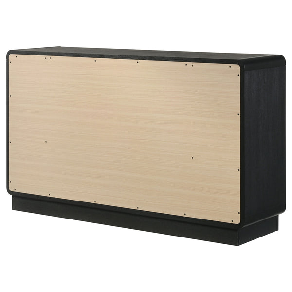 Coaster Cavelle 6-Drawer Dresser Cabinet Black