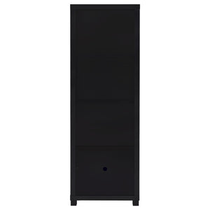 Coaster Jupiter 3-Piece Entertainment Center 79-Inch Tv Stand Black