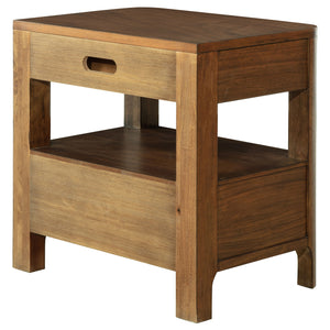 Coaster Maderia 2-Drawer Nightstand Bedside Table Walnut