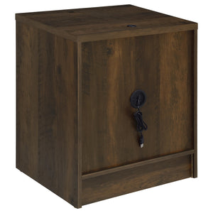 Coaster Westpark 2-Drawer Nightstand LED Lights & Usb Dark Pine
