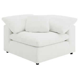 Coaster Raleigh 5-Piece Boucle Upholstered Modular Sectional Ivory