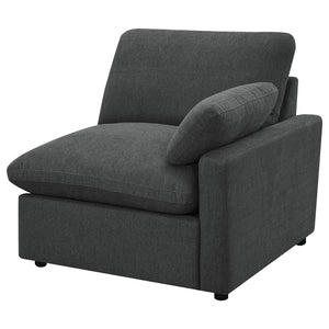 Coaster Collins Modular Power Sofa Dark Grey
