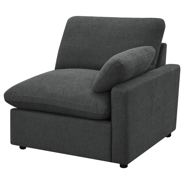 Coaster Collins Modular Power Sofa Dark Grey